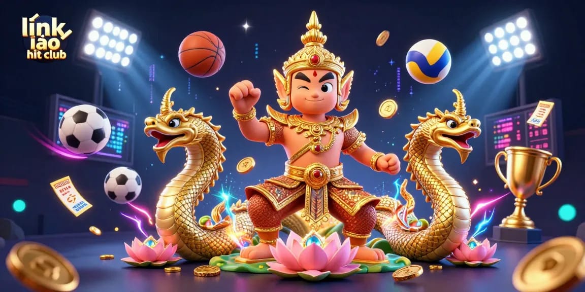 Experience exciting wins with link vào hit club in this vibrant, dynamic casino-themed illustration.
