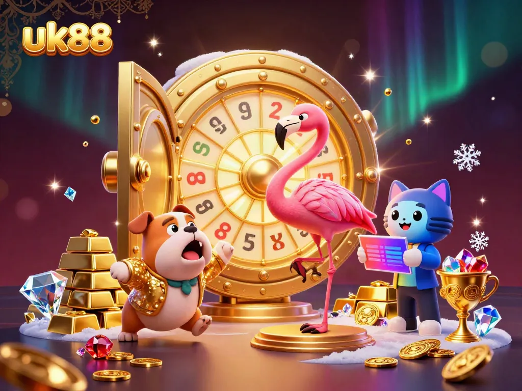 uk88 offers captivating interactive betting experiences with vibrant gaming elements in an exciting casino scene.